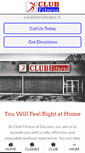 Mobile Screenshot of clubfitnessdecatur.com